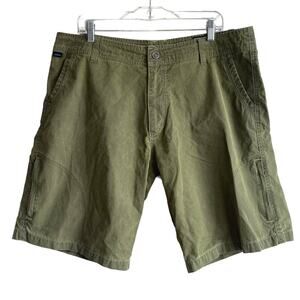 Kuhl Ramblr 10" Inseam Outdoor Hiking Cargo Shorts 38 Green